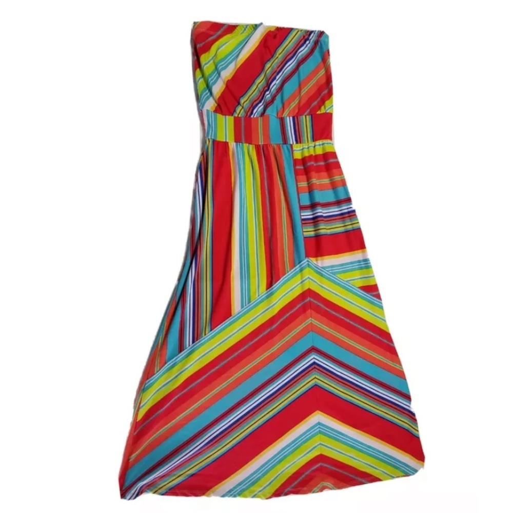 Soft Cotton Sun Dress XS Bright Perfect For Spring Maxi Dress